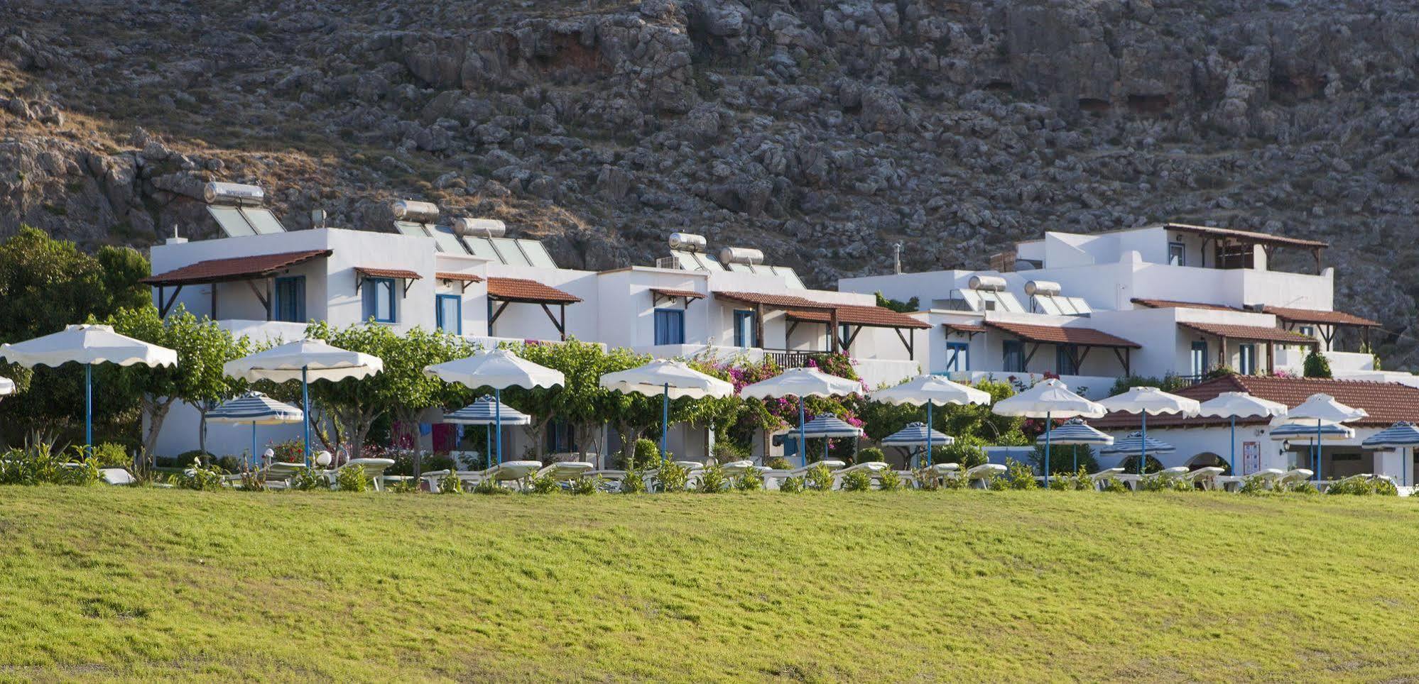 Lindos Sun Hotel Bagian luar foto