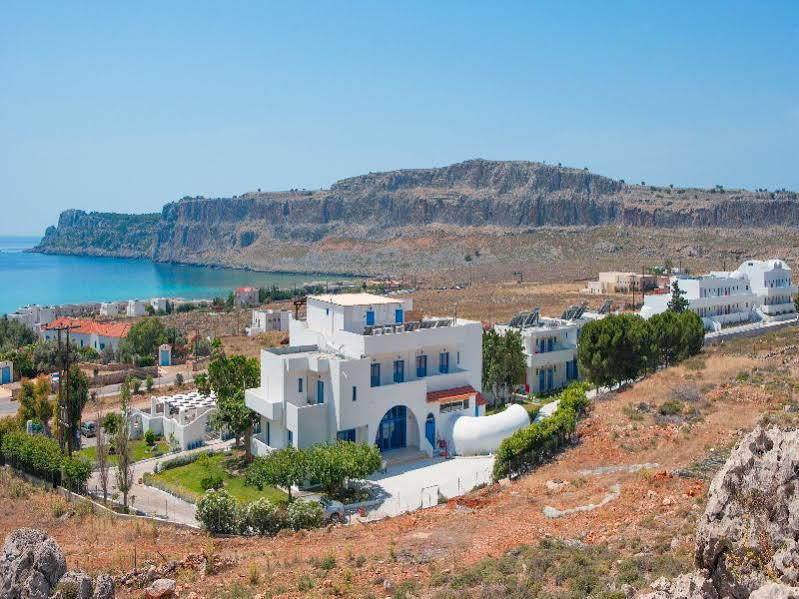 Lindos Sun Hotel Bagian luar foto